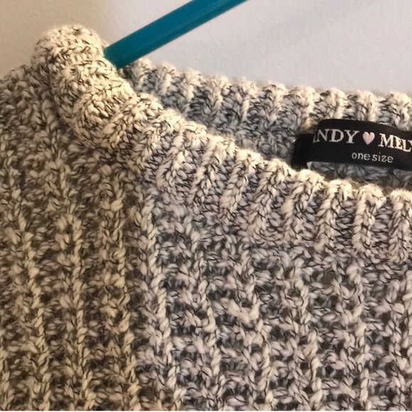 Brandy Melville Gray Knit Sweater - Picture 4 of 5